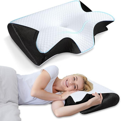 Ergonomic Butterfly Memory Foam Pillow