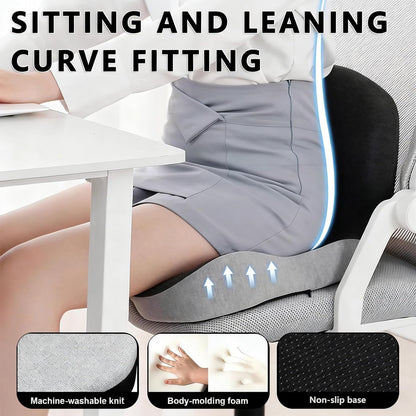 Lumbar Support Cushion – 2-in-1 Back & Tailbone Relief - 50% OFF