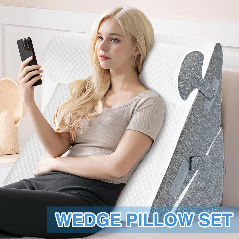 Wedge Pillow - 3PCS Pillow Set - 50% OFF Today Only