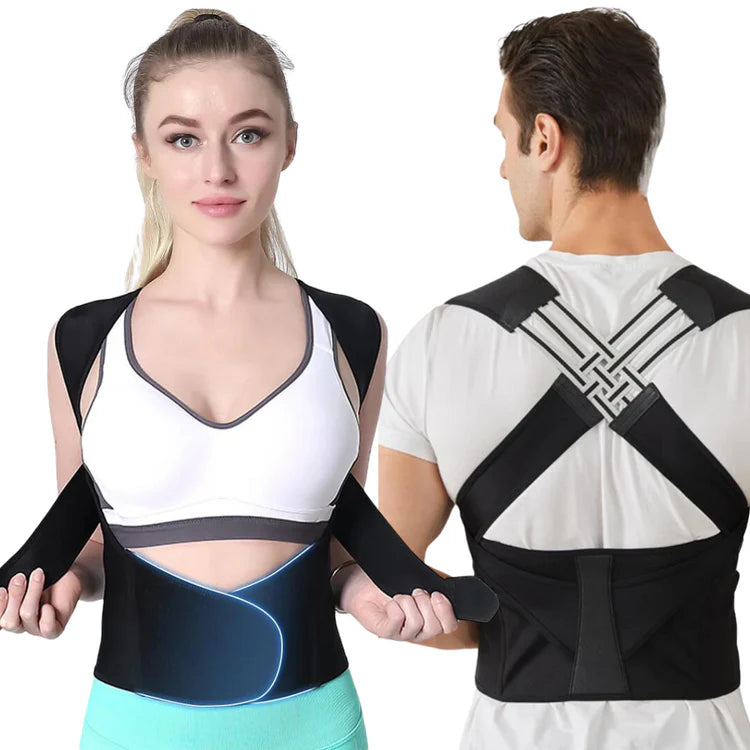 Back & Waist Posture Corrector – Adjustable Double Support Brace -  Hurry 50%OFF