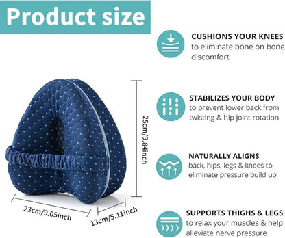 Ergonomic Leg Alignment Pillow – Knee & Hip Support Cushion
