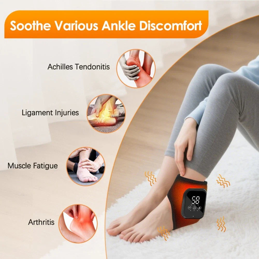 Cordless Heated Ankle Massager Brace Aussie Vital Supplies