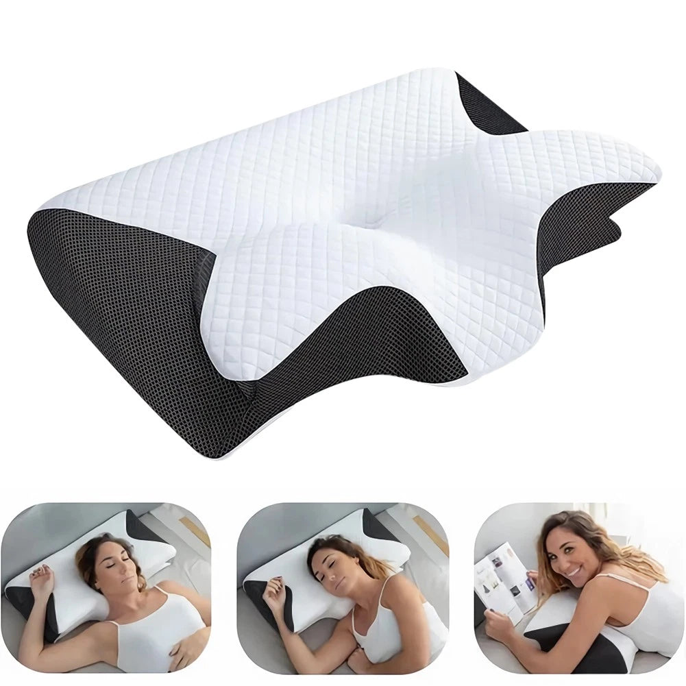 Ergonomic Butterfly Memory Foam Pillow