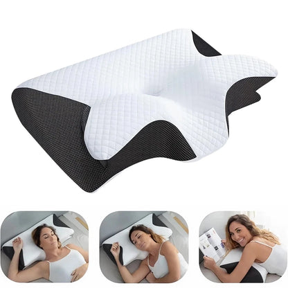Ergonomic Butterfly Memory Foam Pillow