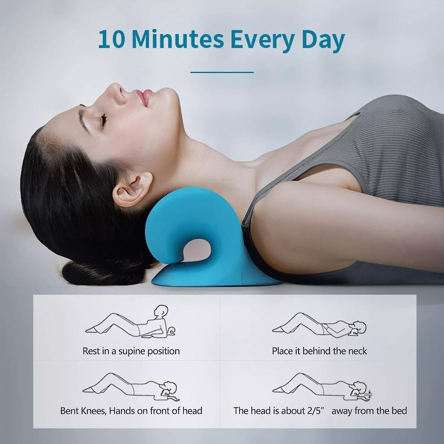 Neck Stretcher Pillow – Neck Pain Relief & Posture Support