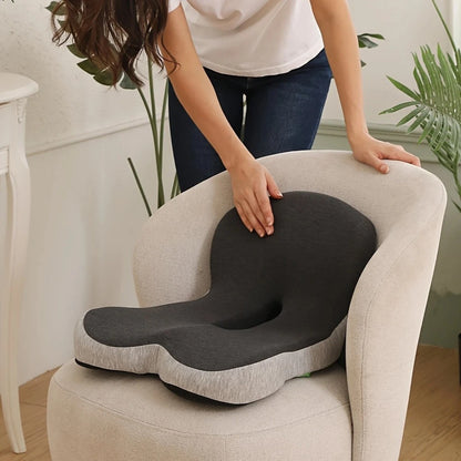 Lumbar Support Cushion – 2-in-1 Back & Tailbone Relief - 50% OFF