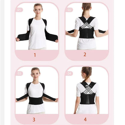 Back & Waist Posture Corrector – Adjustable Double Support Brace -  Hurry 50%OFF