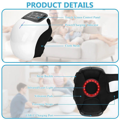 Smart Heated Compression Knee Massager Aussie Vital Supplies